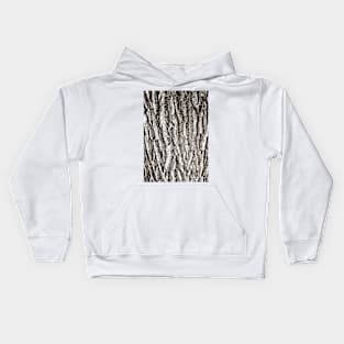 Texture - Metallic Tree Kids Hoodie